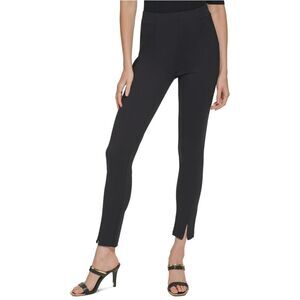 DKNY Womens Split Ankle, Ponte Tapered Slim Casual Pants, NWT